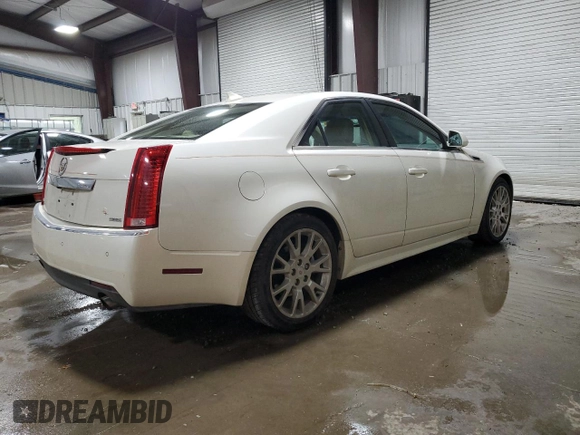 2012 Cadillac CTS Premium with VIN 1G6DS5E35C0120346, listed as a Copart auction lot 43354535 with 121,196 mi miles and Salvage Title. Bid and sale history available at DreamBid. Image 3.