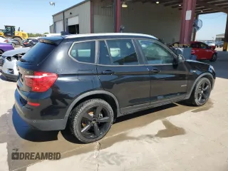 2017 BMW X3 xDrive28i with VIN 5UXWX9C35H0W80200, listed as a Copart auction lot 43556204 with 80,252 mi miles and Clean Title. Bid and sale history available at DreamBid. Image 3.