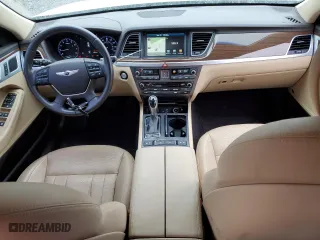 2017 Genesis G80 3.8L with VIN KMHGN4JE7HU177405, listed as a Copart auction lot 73409764 with 69,872 mi miles and Salvage Title. Bid and sale history available at carsss.com. Image 8.