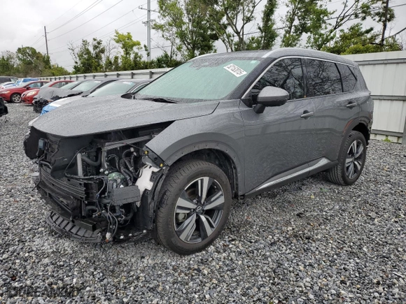 2022 Nissan Rogue SL with VIN 5N1BT3CA6NC706350, listed as a Copart auction lot 52152015 with 32,890 mi miles and Salvage Title. Bid and sale history available at carsss.com. Image 1.
