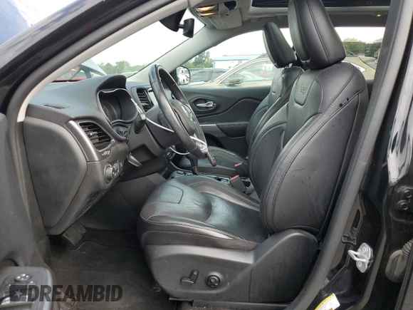 2019 Jeep Cherokee Limited with VIN 1C4PJMDN7KD142611, listed as a Copart auction lot 62733195 with 87,616 mi miles and Salvage title. Bid and sale history available at DreamBid. Image 7.
