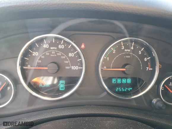 2015 Jeep Wrangler Unlimited Sport with VIN 1C4BJWDG4FL614332, listed as a Copart auction lot 79610274 with 25,524 mi miles and Salvage Title. Bid and sale history available at carsss.com. Image 9.
