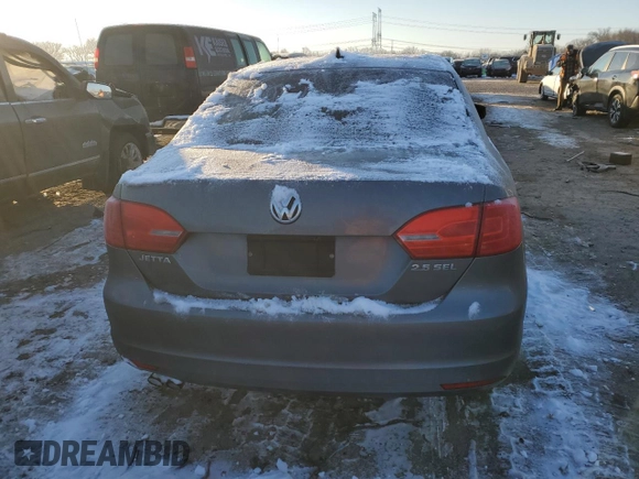 2011 Volkswagen Jetta SEL with VIN 3VWLZ7AJ2BM360094, listed as a Copart auction lot 87444734 with 140,417 mi miles and Salvage title. Bid and sale history available at DreamBid. Image 6.