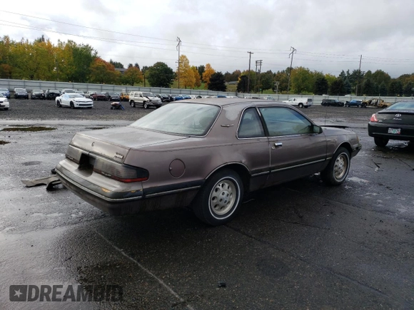 1987 Ford Thunderbird with VIN 1FABP6036HH185658, listed as a Copart auction lot 76998984 with 0 mi miles and Clean Title. Bid and sale history available at carsss.com. Image 3.