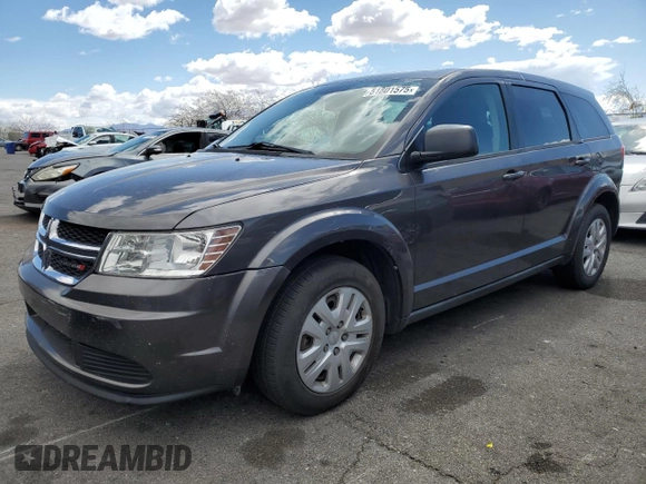 2014 Dodge Journey American Value Pkg with VIN 3C4PDCAB6ET278237, listed as a Copart auction lot 51801575 with 123,188 mi miles and Clean Title. Bid and sale history available at carsss.com. Image 1.