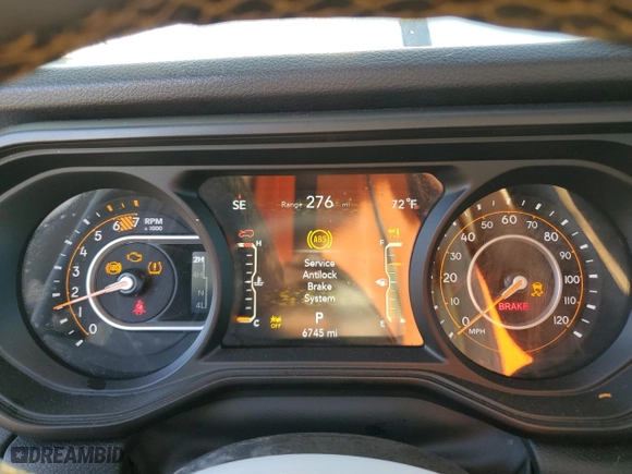 2024 Jeep Wrangler Sport with VIN 1C4PJXDG0RW326239, listed as a Copart auction lot 84757574 with 6,745 mi miles and Salvage Title. Bid and sale history available at carsss.com. Image 9.