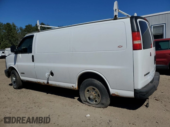 2006 Chevrolet Express Cargo Van with VIN 1GCGG25V561211868, listed as a Copart auction lot 69066834 with Not Provided miles and Non Repairable. Bid and sale history available at carsss.com. Image 2.