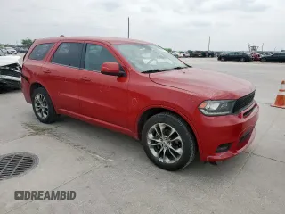 2019 Dodge Durango GT Plus with VIN 1C4RDJDG2KC739168, listed as a Copart auction lot 53700155 with 97,307 mi miles and Salvage title. Bid and sale history available at DreamBid. Image 4.