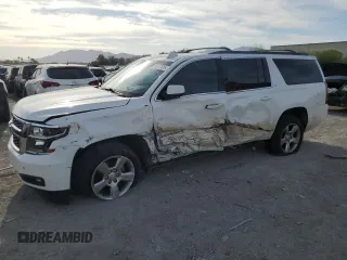 2015 Chevrolet Suburban LT with VIN 1GNSKJKC4FR691285, listed as a Copart auction lot 53137615 with 225,415 mi miles and Salvage Title. Bid and sale history available at DreamBid. Image 1.