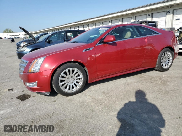 2011 Cadillac CTS Performance with VIN 1G6DJ1ED1B0150205, listed as a Copart auction lot 53812655 with 72,659 mi miles and Salvage title. Bid and sale history available at DreamBid. Image 1.