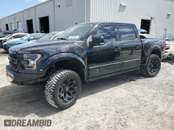 2020 Ford F-150 Raptor with VIN 1FTFW1RG0LFB10014, listed as a Copart auction lot 51578245 with 57,303 mi miles and Non Repairable. Bid and sale history available at carsss.com. Image 1.