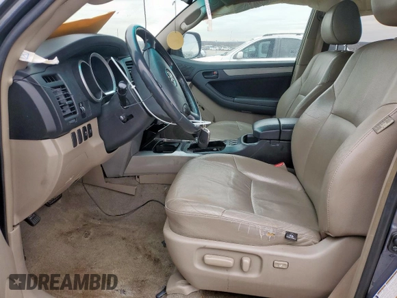 2008 Toyota 4Runner SR5 с VIN JTEZU14R08K017502, выставлен на аукционе Copart как лот 45976645 с пробегом 239 370 миль миль и Списание • Salvage title. История ставок и продаж доступна на DreamBid. Изображение 7.