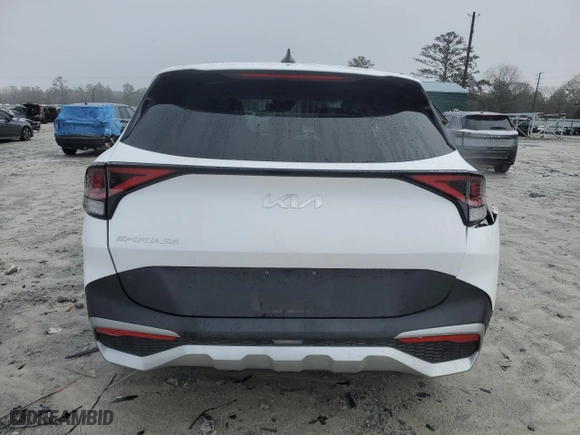 2023 Kia Sportage EX with VIN 5XYK33AF6PG072877, listed as a Copart auction lot 44952045 with 24,287 mi miles and Salvage Title. Bid and sale history available at carsss.com. Image 6.