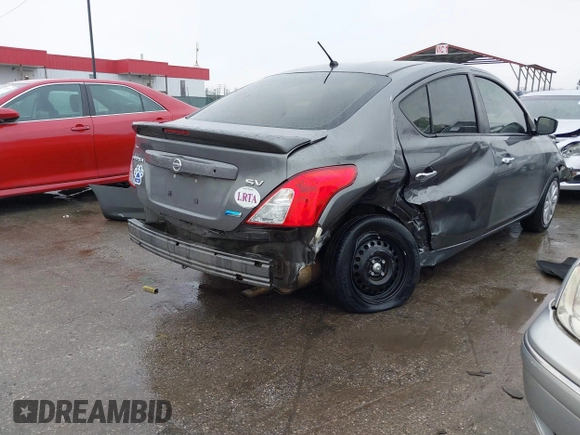 2016 Nissan Versa SV with VIN 3N1CN7AP4GL870594, listed as a IAAI auction lot 41107968 with 94,698 mi miles. Bid and sale history available at carsss.com. Image 6.