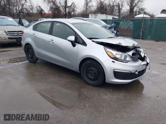 2017 Kia Rio LX with VIN KNADM4A33H6039709, listed as a IAAI auction lot 41525925 with 106,237 mi miles. Bid and sale history available at carsss.com. Image 1.