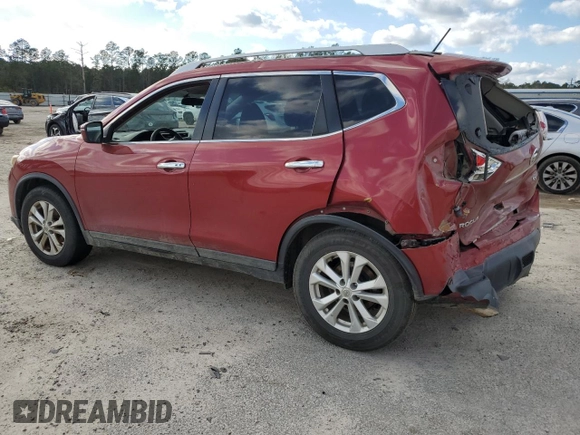 2016 Nissan Rogue SV with VIN 5N1AT2MT3GC900486, listed as a Copart auction lot 86704654 with 0 mi miles and Salvage Title. Bid and sale history available at carsss.com. Image 2.