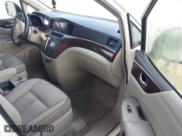 2014 Nissan Quest S with VIN JN8AE2KP4E9105188, listed as a IAAI auction lot 41691761 with 178,057 mi miles. Bid and sale history available at carsss.com. Image 5.
