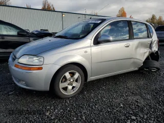 2006 Chevrolet Aveo LT with VIN KL1TG666X6B509914, listed as a Copart auction lot 79578934 with 110,157 mi miles and Salvage title. Bid and sale history available at DreamBid. Image 1.