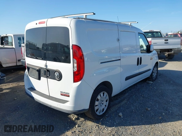 2018 Ram ProMaster City Cargo Tradesman SLT with VIN ZFBERFBB9J6J78147, listed as a IAAI auction lot 41908257 with 52,961 mi miles and . Bid and sale history available at DreamBid. Image 4.