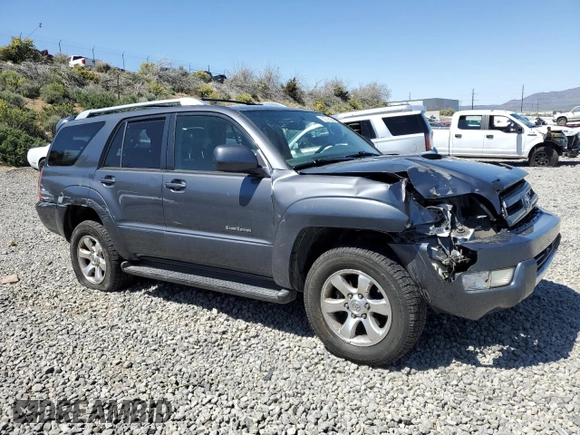 2005 Toyota 4Runner SR5 with VIN JTEBT14R658019588, listed as a Copart auction lot 55229825 with Not Provided miles and Salvage Title. Bid and sale history available at DreamBid. Image 4.