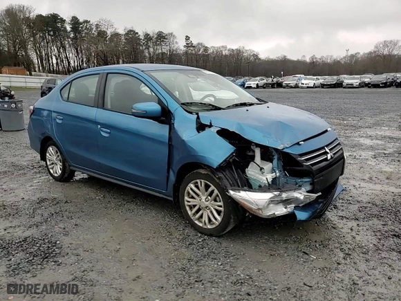 2023 Mitsubishi Mirage G4 SE with VIN ML32FVFJ9PHF00759, listed as a Copart auction lot 45575364 with 14,633 mi miles and Salvage Title. Bid and sale history available at carsss.com. Image 12.