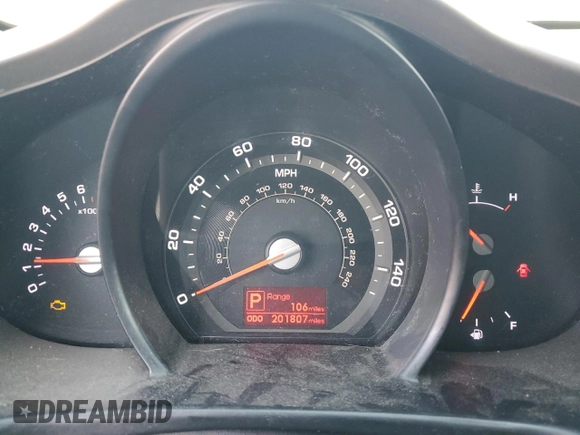 2011 Kia Sportage LX with VIN KNDPBCA21B7043430, listed as a Copart auction lot 62147965 with 201,807 mi miles and Clean title. Bid and sale history available at DreamBid. Image 9.