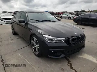 2019 BMW 7 Series 750i with VIN WBA7F0C58KGM24375, listed as a Copart auction lot 73192983 with 0 mi miles. Bid and sale history available at carsss.com. Image 11.