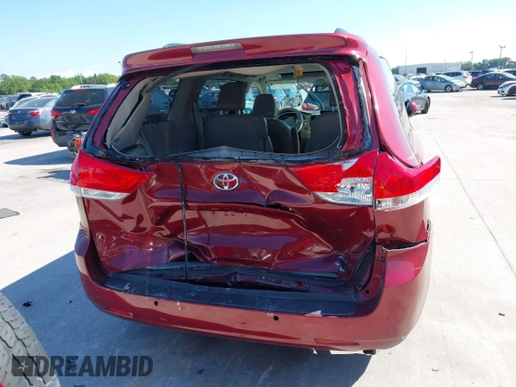 2012 Toyota Sienna XLE AAS with VIN 5TDYK3DC8CS258612, listed as a IAAI auction lot 41899311 with 75,779 mi miles and . Bid and sale history available at DreamBid. Image 16.