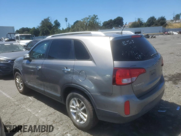 2014 Kia Sorento LX with VIN 5XYKTDA72EG461155, listed as a Copart auction lot 67802014 with 167,832 mi miles and Clean Title. Bid and sale history available at carsss.com. Image 2.