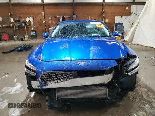 2022 Genesis G70 3.3T with VIN KMTG54TE8NU092068, listed as a Copart auction lot 85809484 with 48,319 mi miles and Salvage Title. Bid and sale history available at DreamBid. Image 5.