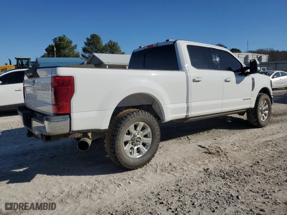 2022 Ford Super Duty F-250 SRW XL with VIN 1FT7W2BT5NEF75057, listed as a Copart auction lot 43730785 with 0 mi miles and Salvage Title. Bid and sale history available at carsss.com. Image 3.