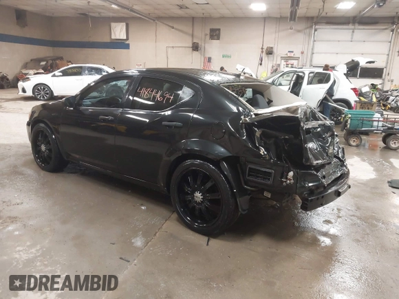 2010 Dodge Avenger SXT with VIN 1B3CC4FB8AN119344, listed as a IAAI auction lot 41844694 with 124,839 mi miles and . Bid and sale history available at DreamBid. Image 3.