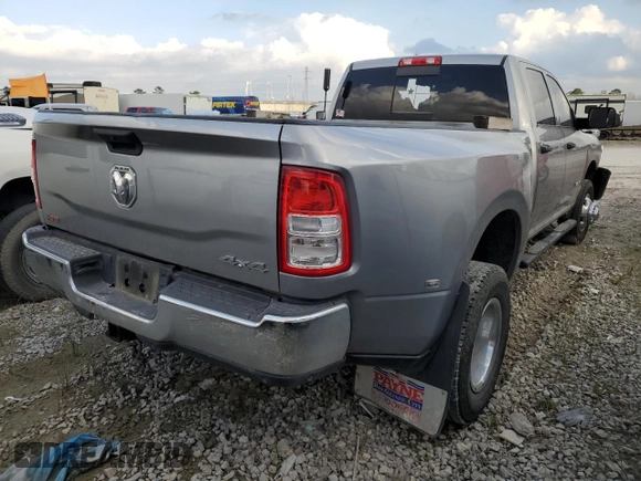 2022 Ram 3500 Tradesman with VIN 3C63RRGL9NG151825, listed as a Copart auction lot 43087865 with 0 mi miles and Salvage Title. Bid and sale history available at carsss.com. Image 3.