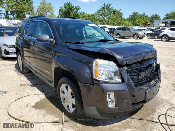2015 GMC Terrain SLE with VIN 2GKFLRE31F6358141, listed as a Copart auction lot 63257014 with 216,910 mi miles and Salvage Title. Bid and sale history available at carsss.com. Image 4.