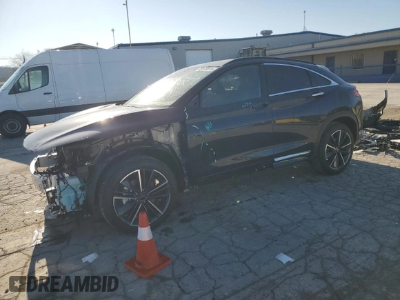2025 Infiniti QX55 Sensory with VIN 3PCAJ5LR8SF106435, listed as a Copart auction lot 49073815 with 853 mi miles and Salvage Title. Bid and sale history available at DreamBid. Image 1.