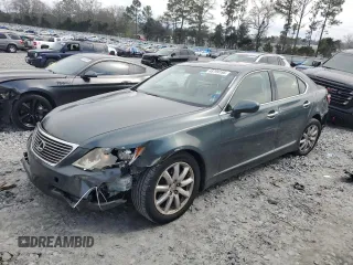 2008 Lexus LS 460 with VIN JTHBL46F485064011, listed as a Copart auction lot 48799195 with 198,182 mi miles and Salvage Title. Bid and sale history available at carsss.com. Image 1.