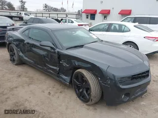 2013 Chevrolet Camaro LS with VIN 2G1FE1E38D9141326, listed as a IAAI auction lot 41322363 with 85,434 mi miles. Bid and sale history available at carsss.com. Image 1.
