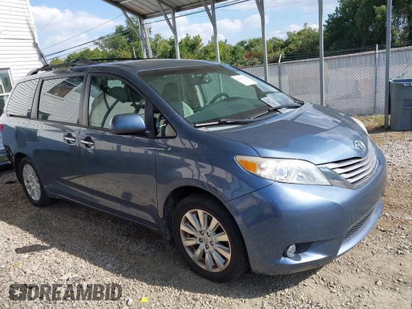 2015 Toyota Sienna Limited z VIN 5TDDK3DC1FS095692, wystawiony jako IAAI lot #40485296 z przebiegiem 100 324 mil mil oraz . Historia ofert i sprzedaży dostępna na DreamBid. Obrazek 1.