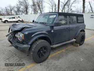 2021 Ford Bronco with VIN 1FMDE5BH6MLA73604, listed as a Copart auction lot 89152995 with 42,118 mi miles and Salvage Title. Bid and sale history available at carsss.com. Image 1.