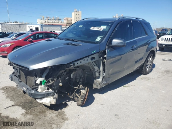 2018 Mercedes-Benz GLE with VIN 4JGDA5JB2JB038536, listed as a Copart auction lot 46726935 with NaN miles and Salvage Title. Bid and sale history available at carsss.com. Image 1.