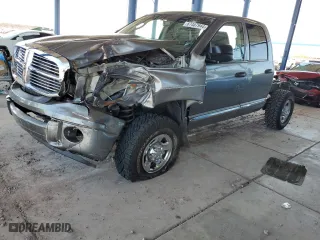 2007 Dodge Ram 2500 Laramie with VIN 1D7KS28AX7J585398, listed as a Copart auction lot 67407944 with 0 mi miles and Salvage Title. Bid and sale history available at carsss.com. Image 1.