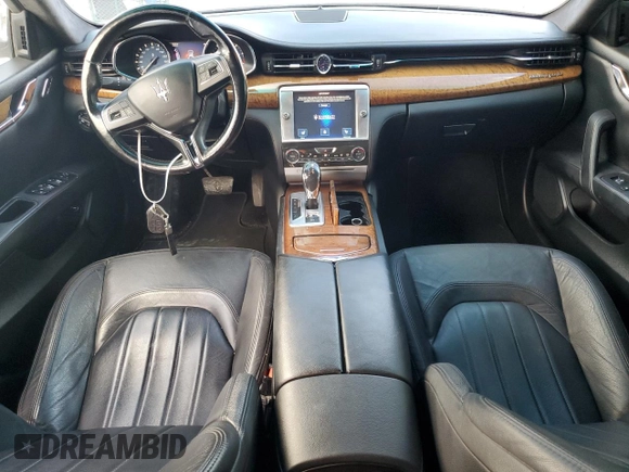 2014 Maserati Quattroporte S Q4 z VIN ZAM56RRA6E1097495, wystawiony jako Copart lot #56011895 z przebiegiem 98 369 mil mil oraz Czysty tytuł • Clean title. Historia ofert i sprzedaży dostępna na DreamBid. Obrazek 8.