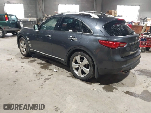 2010 Infiniti FX with VIN JN8AS1MW7AM853691, listed as a IAAI auction lot 41952368 with 198,659 mi miles. Bid and sale history available at carsss.com. Image 3.