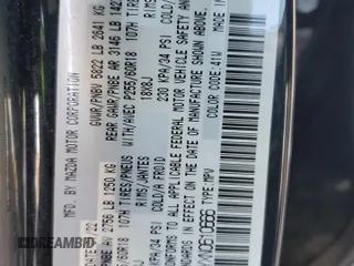 2022 Mazda CX-9 Sport with VIN JM3TCBBYXN0610666, listed as a Copart auction lot 44318285 with 36,130 mi miles and Salvage Title. Bid and sale history available at carsss.com. Image 14.