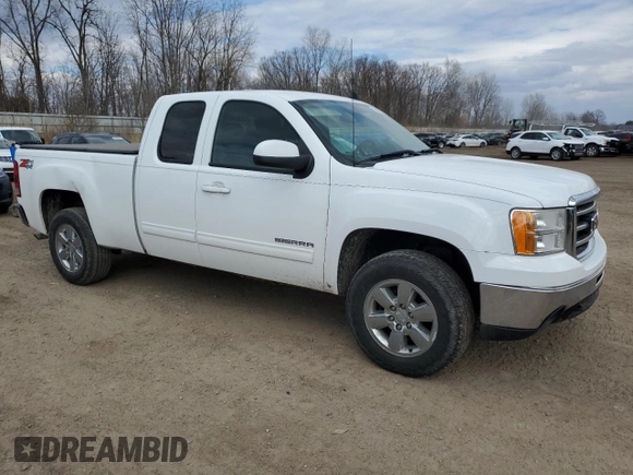 2013 GMC Sierra 1500 SLT with VIN 1GTR2WE79DZ178971, listed as a Copart auction lot 50870175 with 189,202 mi miles and Clean title. Bid and sale history available at DreamBid. Image 4.