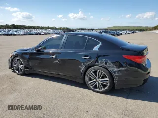 2014 Infiniti Q50 Sport with VIN JN1BV7AR3EM695576, listed as a Copart auction lot 56247165 with 151,825 mi miles and Salvage title. Bid and sale history available at DreamBid. Image 2.