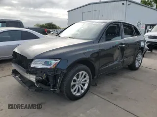 2015 Audi Q5 Premium Plus with VIN WA1LFAFP1FA124152, listed as a Copart auction lot 50618735 with 83,027 mi miles and Salvage Title. Bid and sale history available at carsss.com. Image 1.