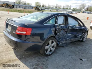 2008 Audi A6 with VIN WAUDH74F18N131497, listed as a Copart auction lot 50398155 with 134,473 mi miles and Salvage Title. Bid and sale history available at carsss.com. Image 3.