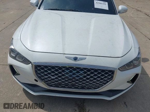 2020 Genesis G70 Sport with VIN KMTG24LA5LU057278, listed as a IAAI auction lot 42505352 with 103,347 mi miles and . Bid and sale history available at DreamBid. Image 6.