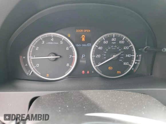 2014 Acura RDX Tech Pkg with VIN 5J8TB3H53EL001384, listed as a Copart auction lot 53322795 with 86,360 mi miles and Salvage Title. Bid and sale history available at carsss.com. Image 9.